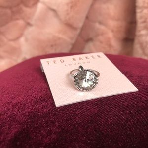 Ted Baker Rivoli Crystal Ring -Im. Rhodium/Crystal